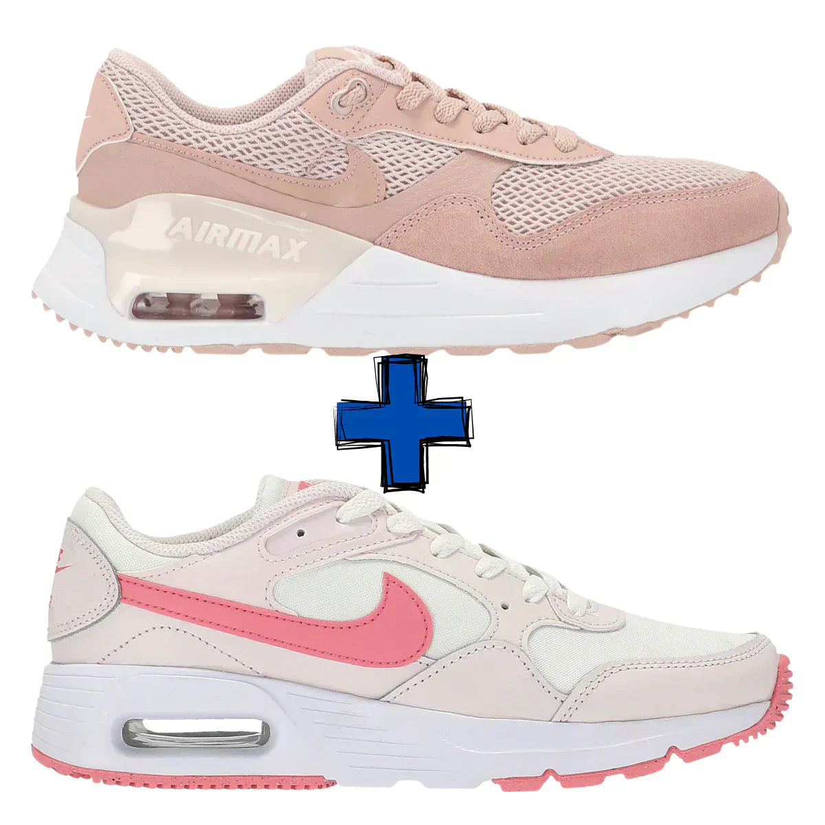 COMBO CON Zapatillas Air Max Systm Mujer + Air Max Sc Mujer