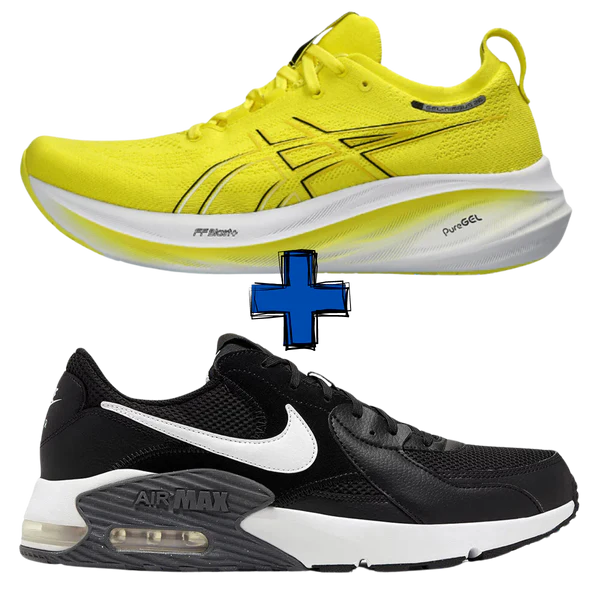 COMBO CON ZAPATILLAS Air Max Excee + Gel-Nimbus 26